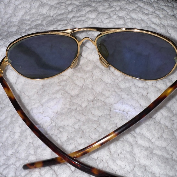 OAKLEY Feedback Gold Sapphire Iridium OO4079-18 Sunglasses - Picture 10 of 10